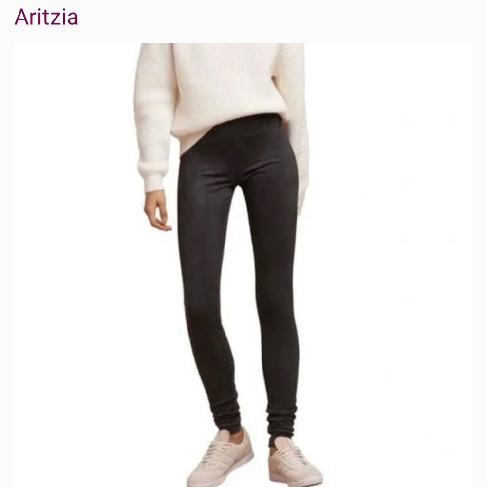 Aritzia Babaton Daria Faux Suede leggings